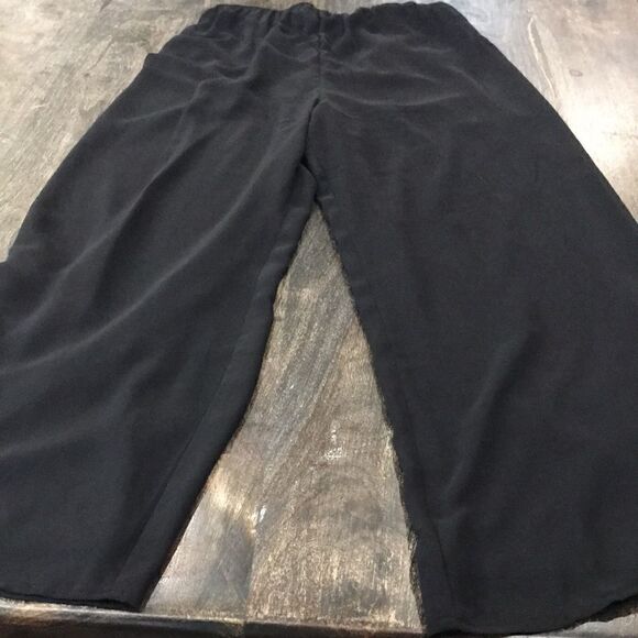 Alex Evenings Flowy Wide Leg Dress Pant, Medium, Black - Picture 2 of 6